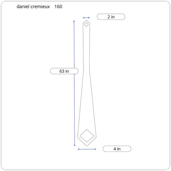 Daniel Cremieux Limited Edition Silk Tie Stripe 6/70 Italy Signature Collection - Picture 3 of 16